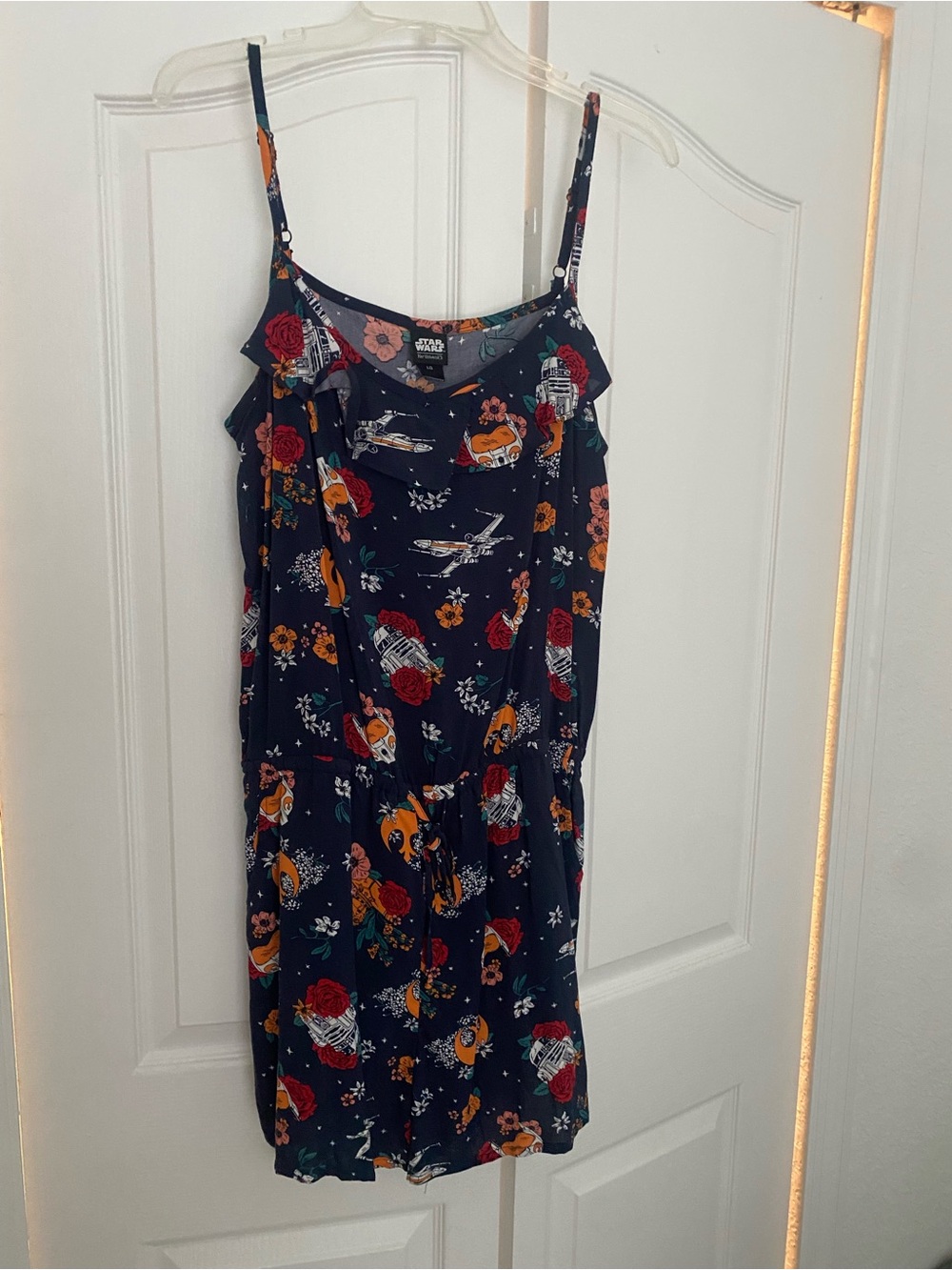 Star Wars Her Universe Navy Floral & Character Mini Romper